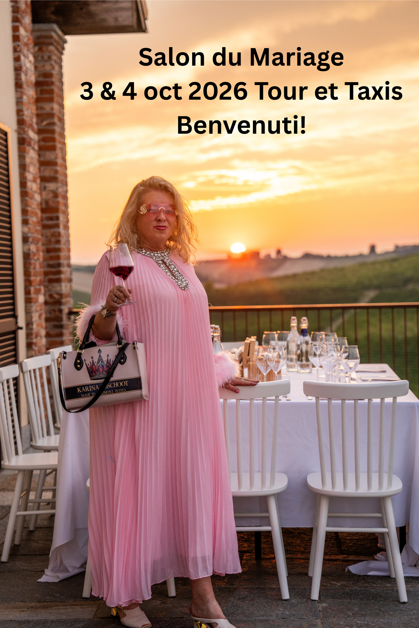 Made In Piedmont Wines tekent present voor Salon du Mariage Brussel - Stand K7 