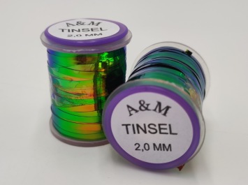A&M Peacock Multi Tone Tinsel 2 mm