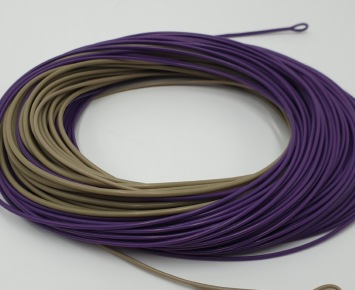 A&M WF9 Pike Fly line Intermediate - Purple / Camo