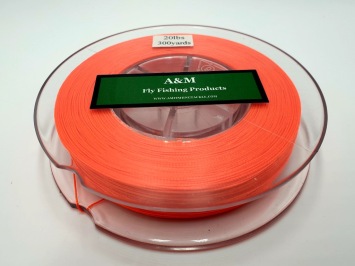 A&M Backing 300 yard 20 LB Fluo Orange