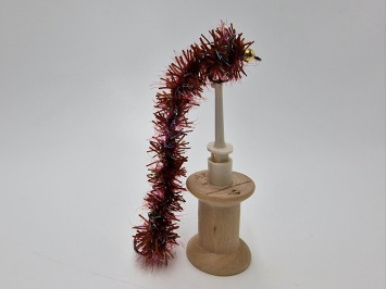 Size 8 Børstemark Brown UV Bead Head