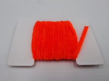 Textreme Round Chenille 3 mm - 125 Fluo Red