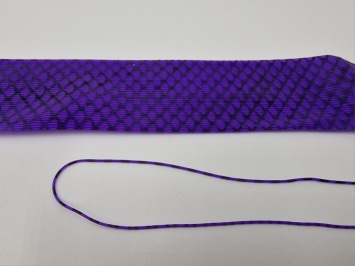 Barred Silicone Legs Purple