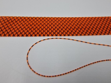 Barred Silicone Legs Orange