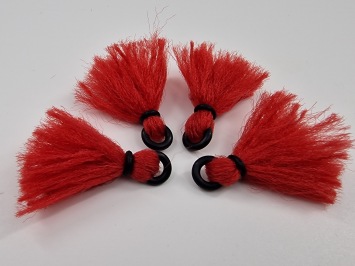 A&M O-Ring Yarn Strike Indicator Red