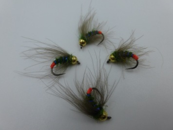 Size 12 Tungsten Tactical Olive Buggy Barbless