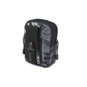 A&M Pouch Belt Waist Bag - Black/Grey Camo