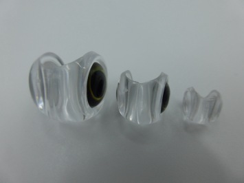 Fish mask 10 mm met oogjes