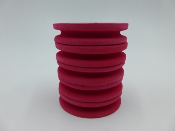 EVA Foam Leader Spool - Red  - 5 stuks