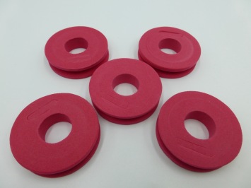 EVA Foam Leader Spool - Red  - 5 stuks