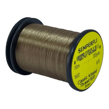 Classic Waxed Thread 6/0 Brown 110 meters