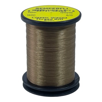 Classic Waxed Thread 6/0 Brown 110 meters