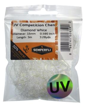 Competition UV Chenille 15mm Diamond White
