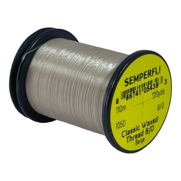 Classic Waxed Thread 8/0 Beige 110 meters