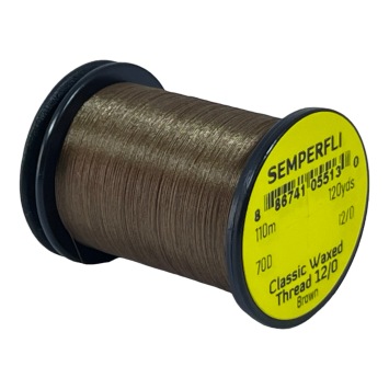 Classic Waxed Thread 12/0 Brown 110 meters