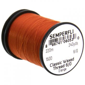 Classic Waxed Thread 6/0 Orange