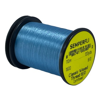 Classic Waxed Thread 6/0 Cornflower 110 meters