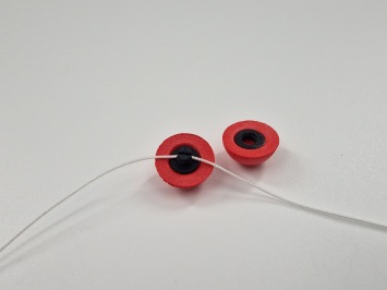 A&M Dual Half Screw EVA Indicators Red