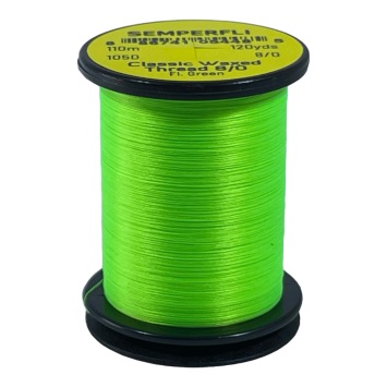 Classic Waxed Thread 8/0 Fluo Green 110 meters