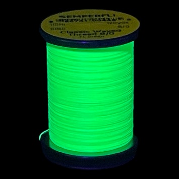 Classic Waxed Thread 8/0 Fluo Green 110 meters