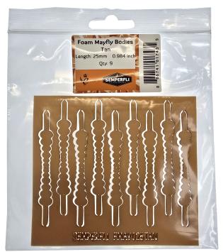 May fly Body Tan 25mm