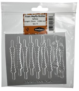 May fly Body White 25mm