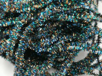 2 mm Synthetic Peacock Herl Blue