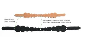 May fly Body Dark Brown 25mm