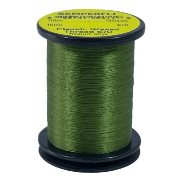 Classic Waxed Thread 6/0 Medium Olive 110 meters