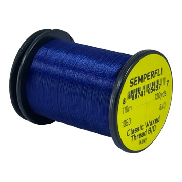 Classic Waxed Thread 8/0 Navy 110 meter