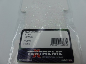 Palmer Flat Chenille 20 mm - 10 White