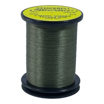 Classic Waxed Thread 6/0 Olive Dun 110 meters