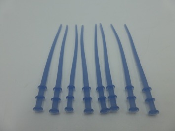Schnurkorb Line Spikes Blue - 8 pc