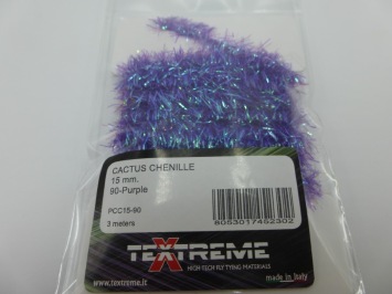 Cactus Chenille 15 mm - 90 Purple