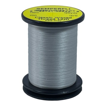 Classic Waxed Thread 12/0 Pale Gray 110 meters