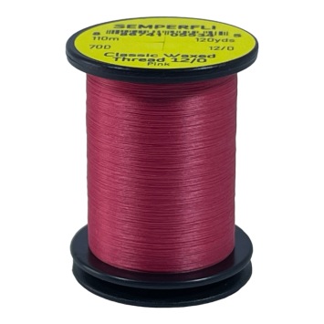 Classic Waxed Thread 12/0 Pink 110 meters