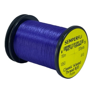 Classic Waxed Thread 8/0 Purple 110 meters