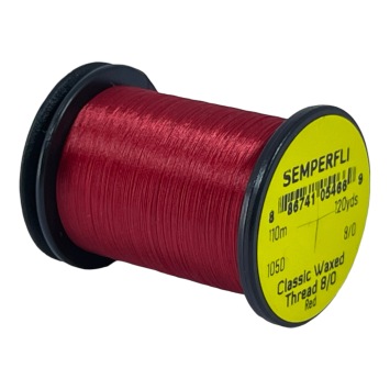 Classic Waxed Thread 8/0 Red 110 meters