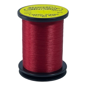 Classic Waxed Thread 8/0 Red 110 meters