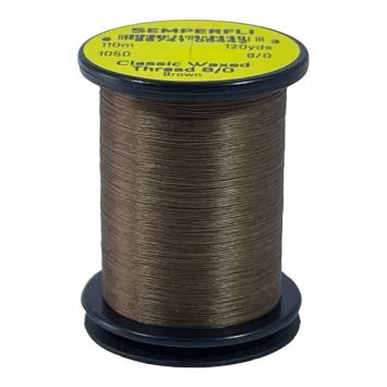 Classic Waxed Thread 8/0 Brown