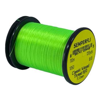 Classic Waxed Thread 8/0 Fl. Green
