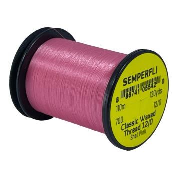 Classic Waxed Thread 12/0 Shell Pink 110 meters