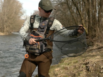 Delphin SHORX Net Rubberized 45x35 cm