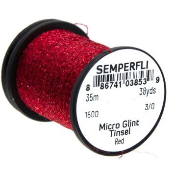 Micro Glint Tinsel Red