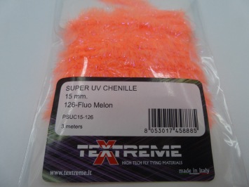 Super UV  Blob Ice Chenille 15 mm - 126 Fluo Melon