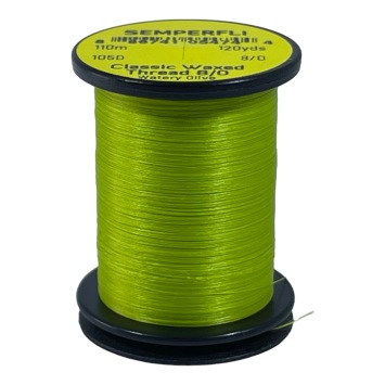 Classic Waxed Thread 8/0 Watery Olive 110 meters