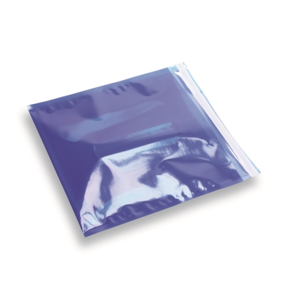 Folie envelop Blauw transparant 220x220mm