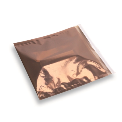 Folie envelop Bruin transparant 220x220mm