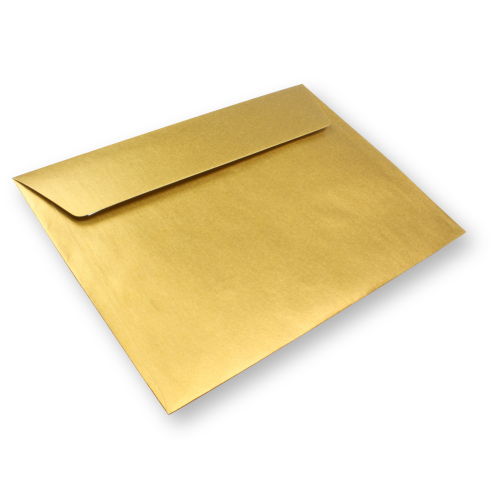 Gekleurde papieren envelop A5/ C5 Goud