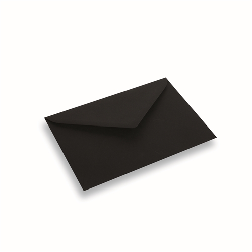 Gekleurde papieren envelop A6/ C6 Zwart